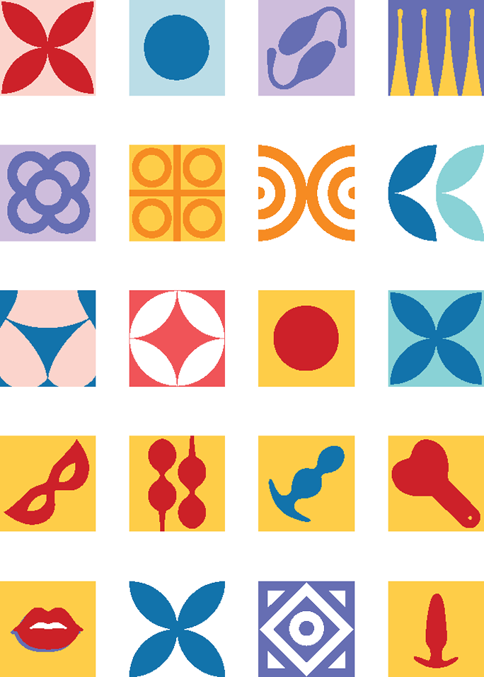 Set de iconos multicolor 2023-2024