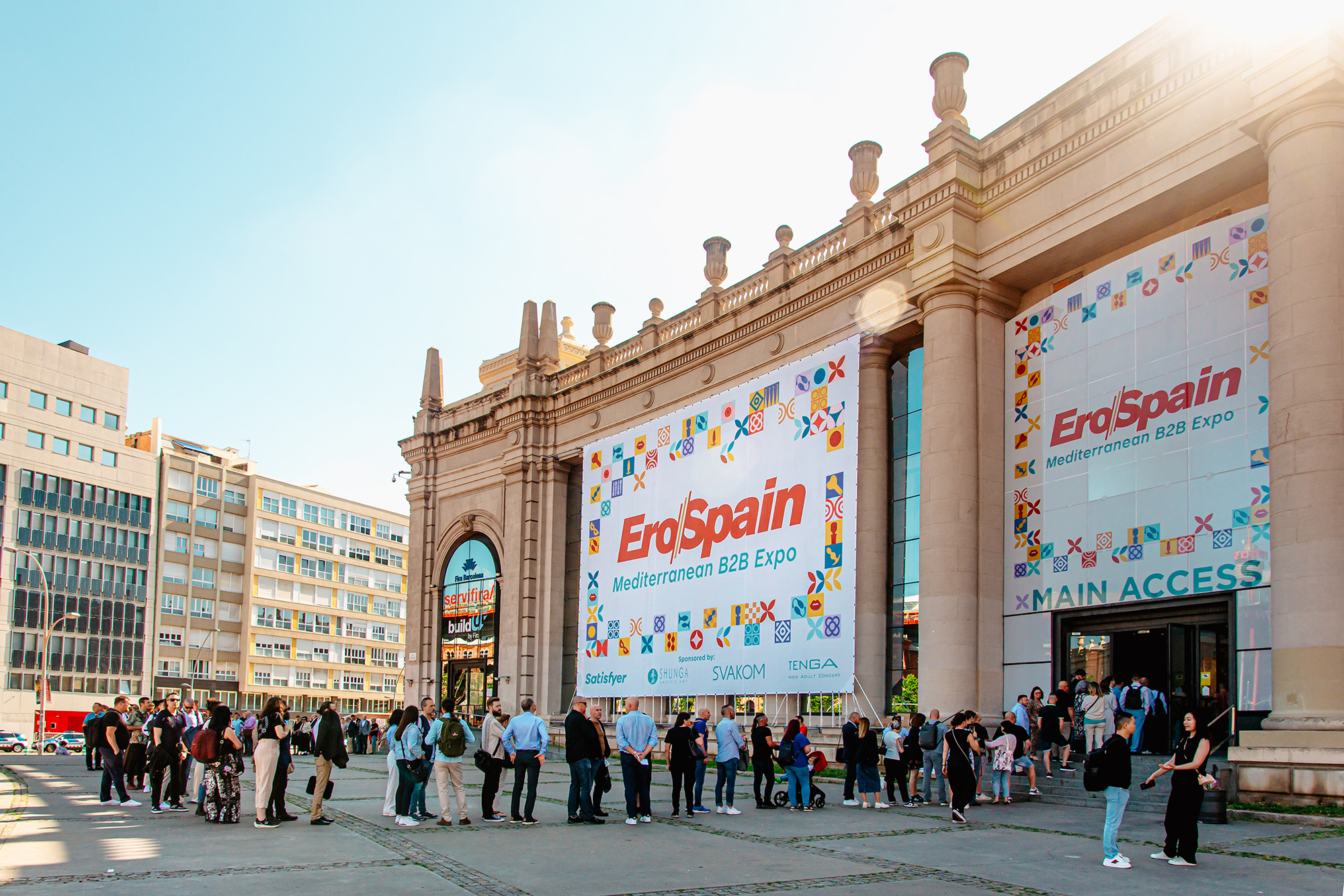 EroSpain 2025 — acceso principal a Fira de Barcelona